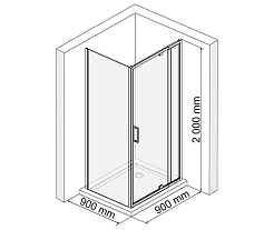 WasserKRAFT Душевой уголок Berkel 48P03 – фотография-4